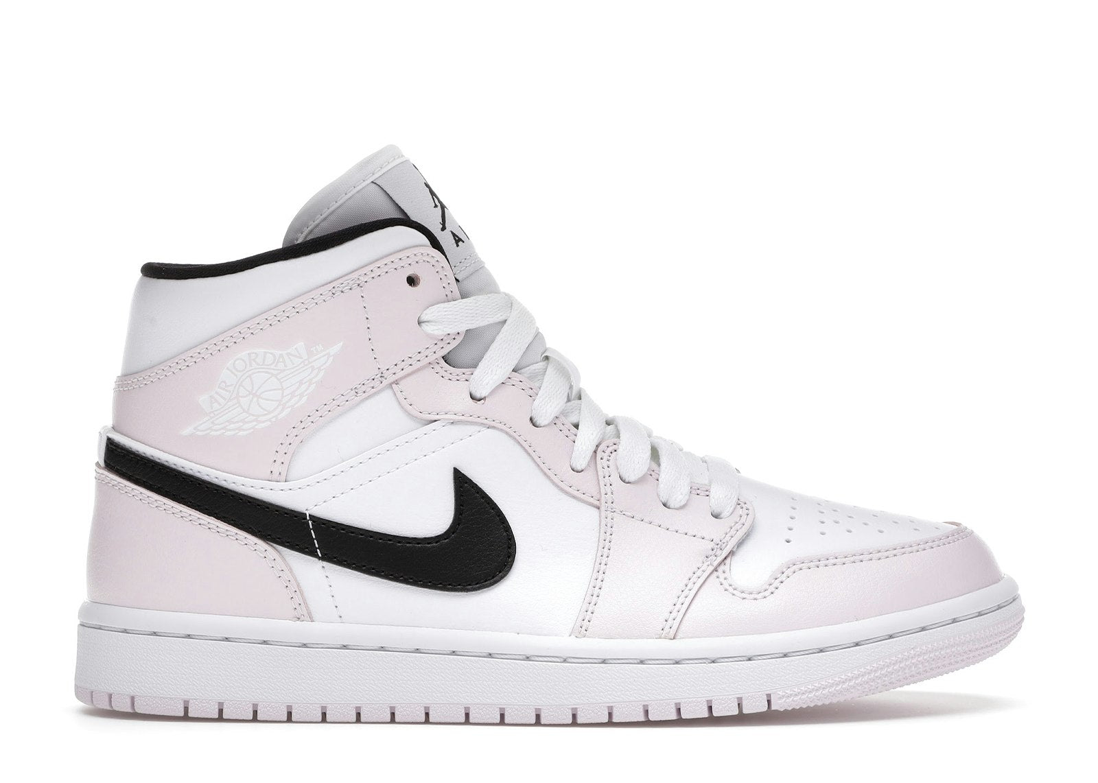 AIR JORDAN 1 MID LIGHT VIOLET/ BLACK WHITE