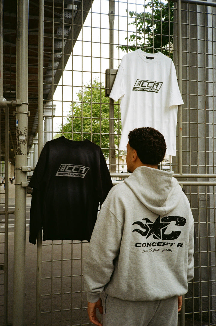 CONCEPT R - URBAN TEE - WHITE/GREEN