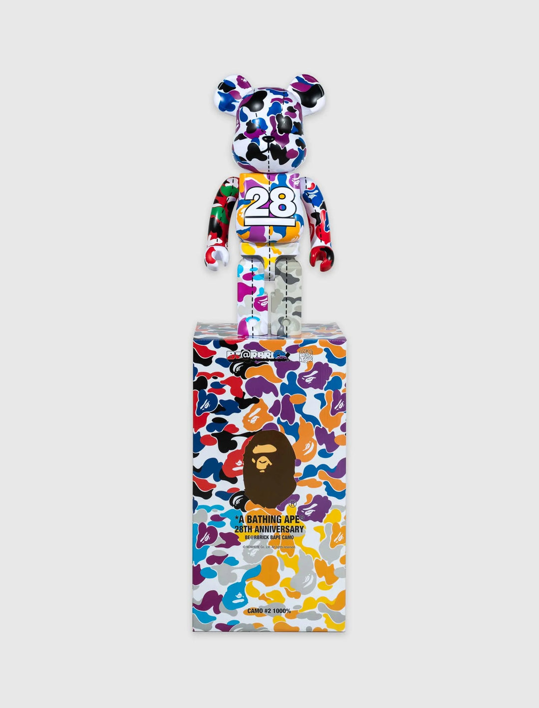 BEARBRICK X BAPE 28TH ANNIVERSARY 