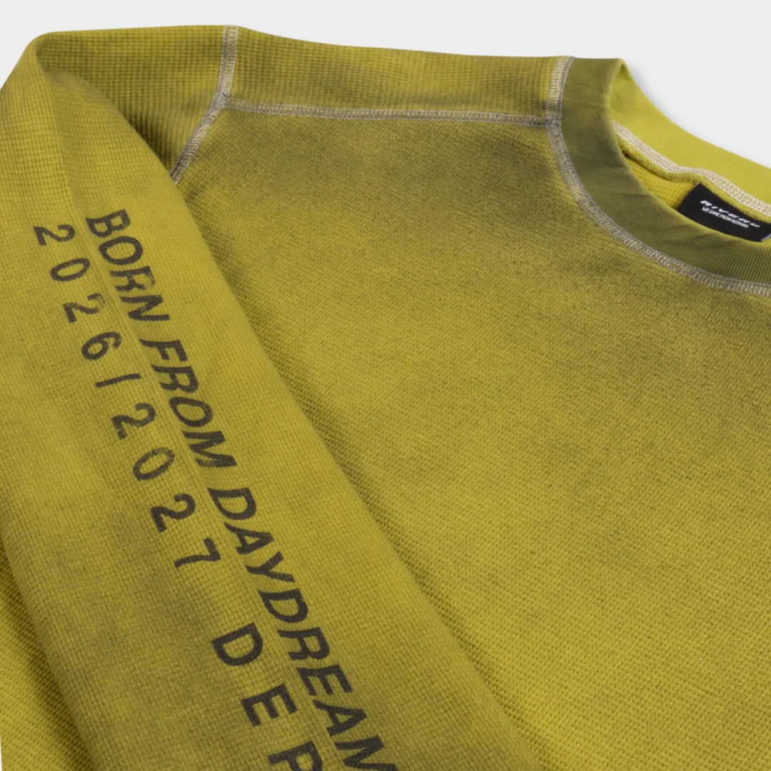 RIVERO - CONTRAST AGED WAFFLE LONGSLEEVE