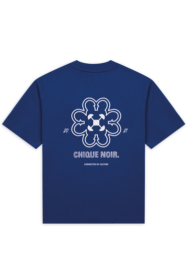 CHIQUE NOIR - AKOMA TEE - BLUE
