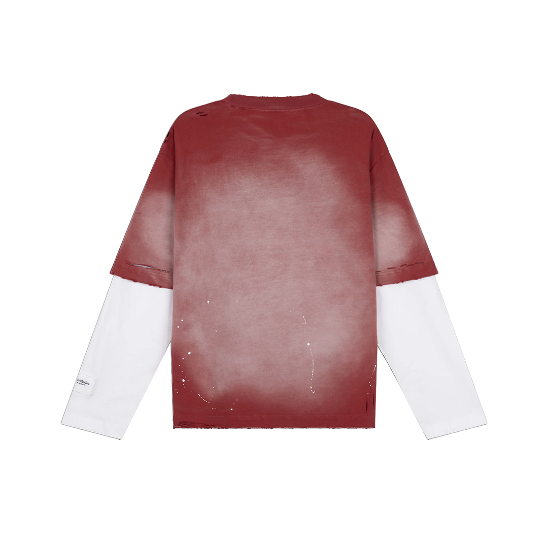 RIVERO - FADE ARTIFACT DOUBLE LAYERED TEE