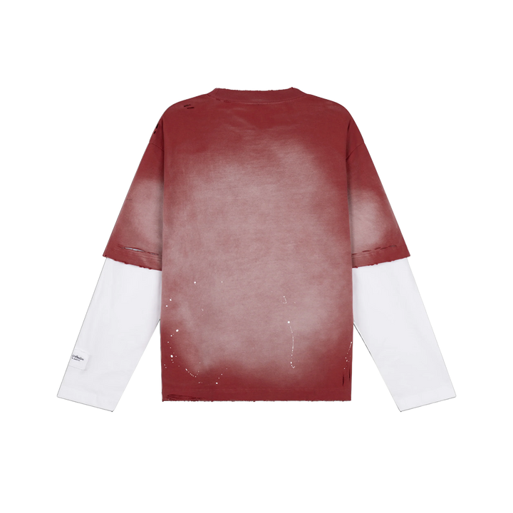 RIVERO - FADE ARTIFACT DOUBLE LAYERED TEE