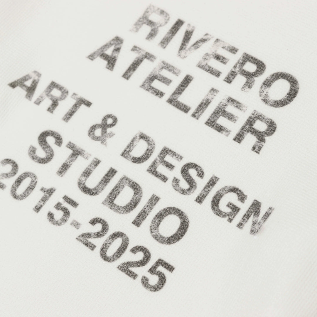 RIVERO - ART &amp; DESIGN WAFFLE LONGSLEEVE WHITE