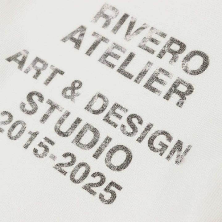 RIVERO - ART &amp; DESIGN WAFFLE LONGSLEEVE WHITE