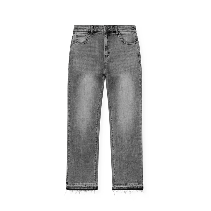 RIVERO - REGULAR GRANITE EMBOSSED DENIM JEANS