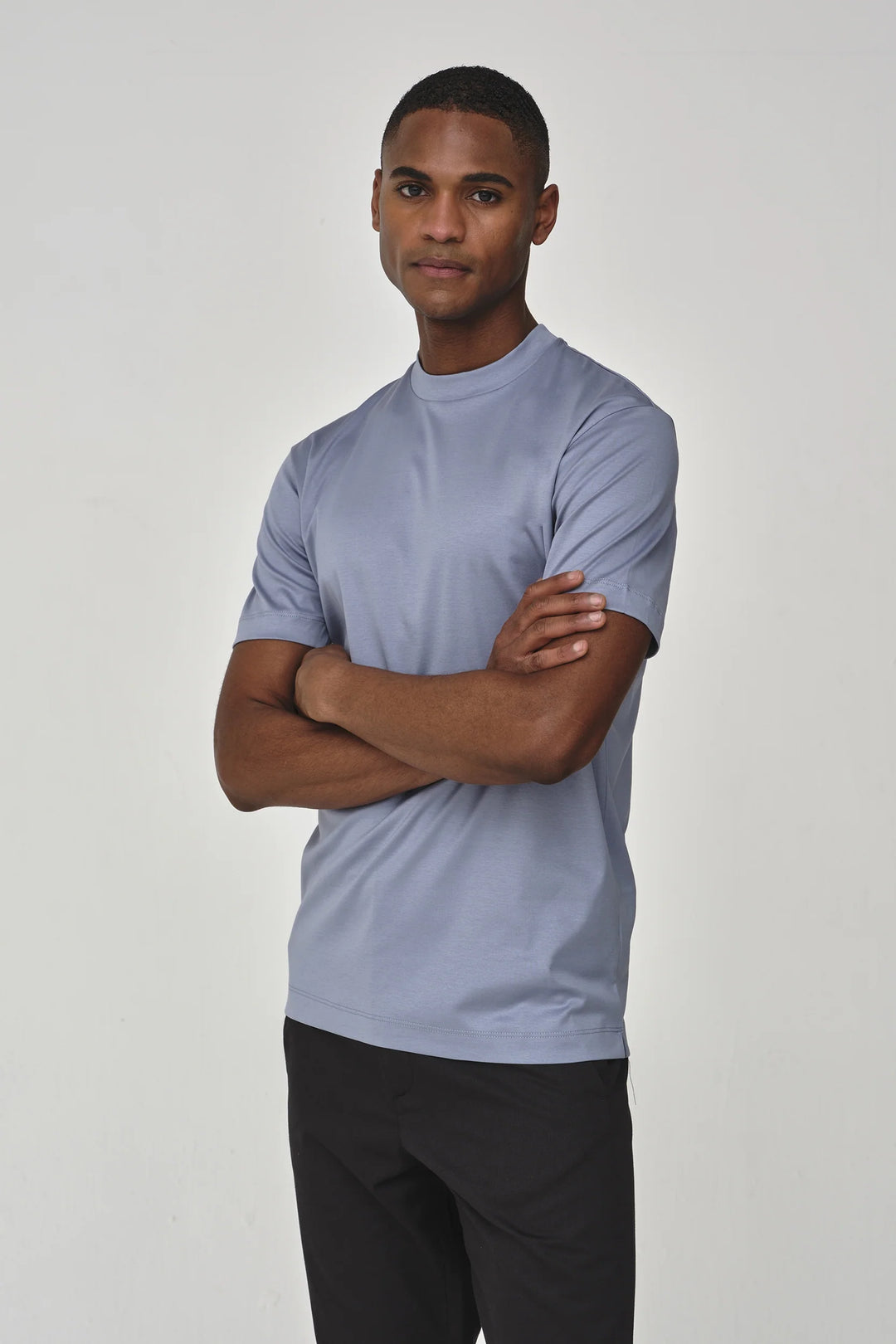 VALENZA - INTERLOCK SUPIMA T-SHIRT LAVENDER