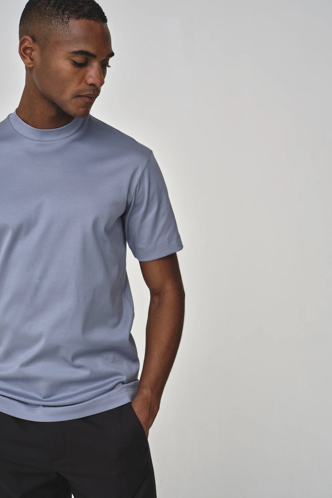 VALENZA - INTERLOCK SUPIMA T-SHIRT LAVENDER