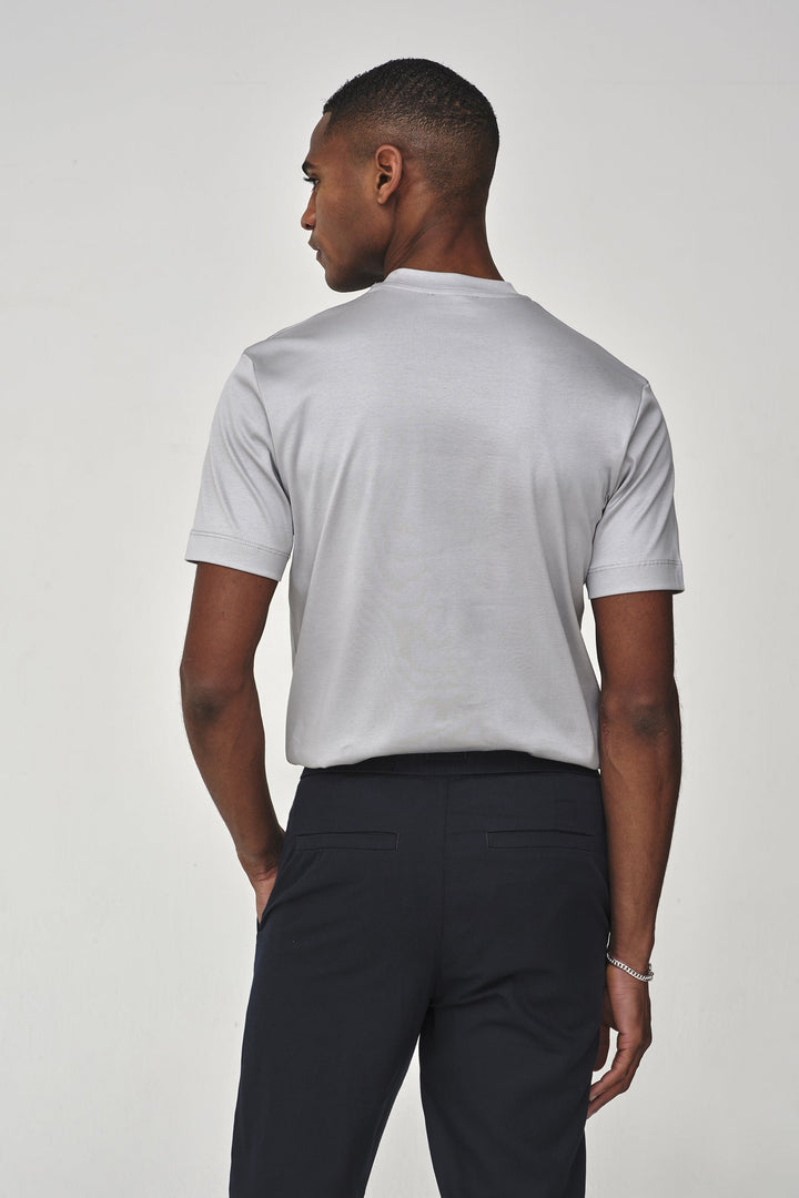 VALENZA - INTERLOCK SUPIMA T-SHIRT MARBLE