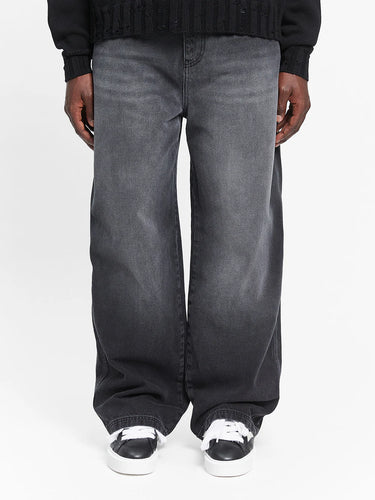 RETERNITY - ESSENTIAL BAGGY DENIM - WASHED BLACK