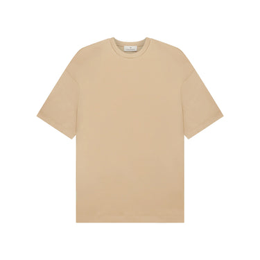 VALENZA - INTERLOCK SUPIMA T-SHIRT  - HAZELNUT