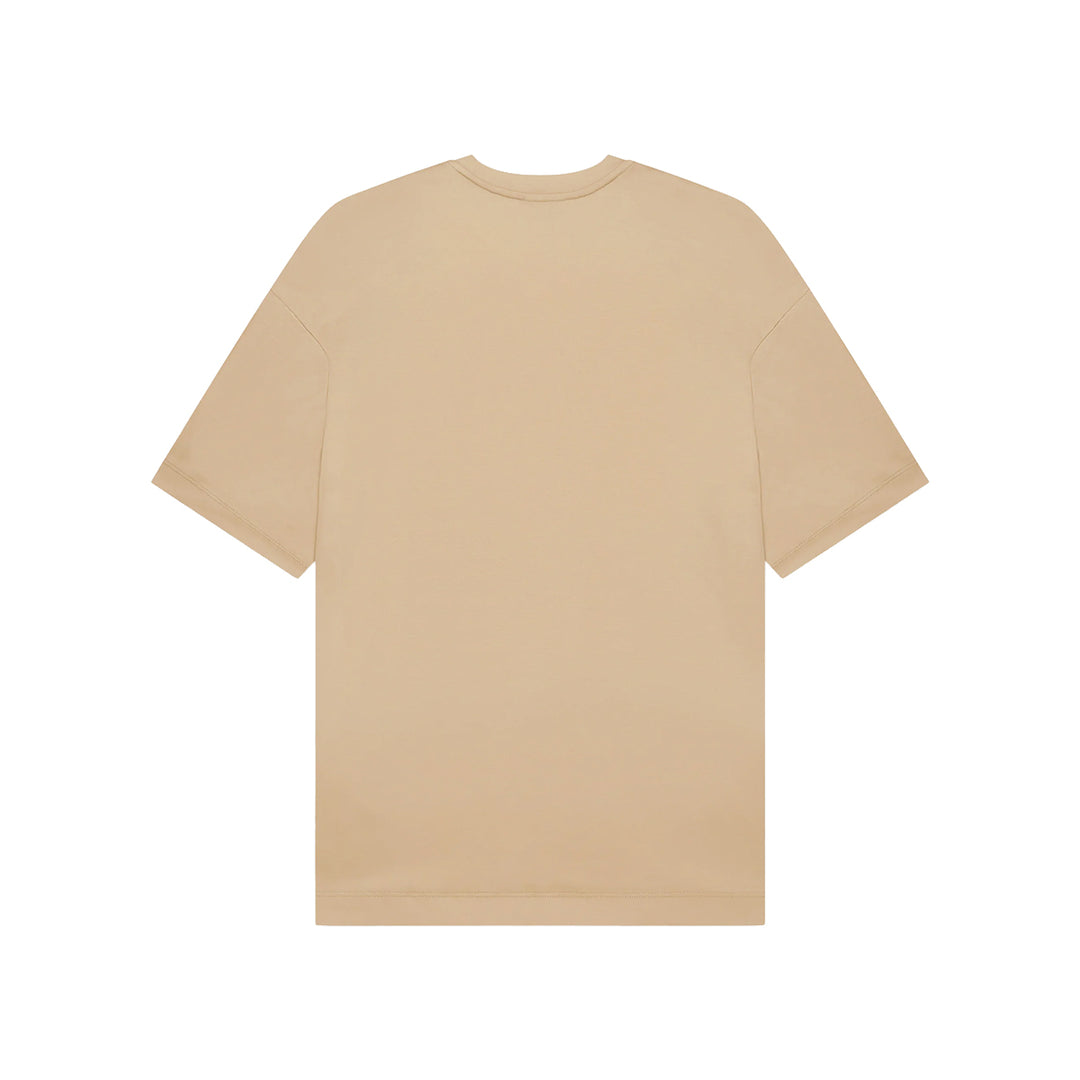 VALENZA - INTERLOCK SUPIMA T-SHIRT  - HAZELNUT