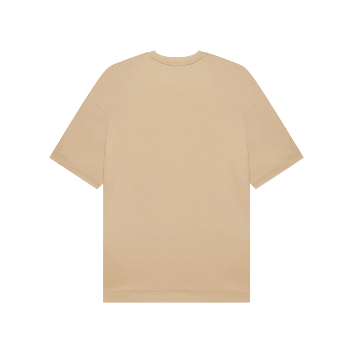 VALENZA - INTERLOCK SUPIMA T-SHIRT  - HAZELNUT