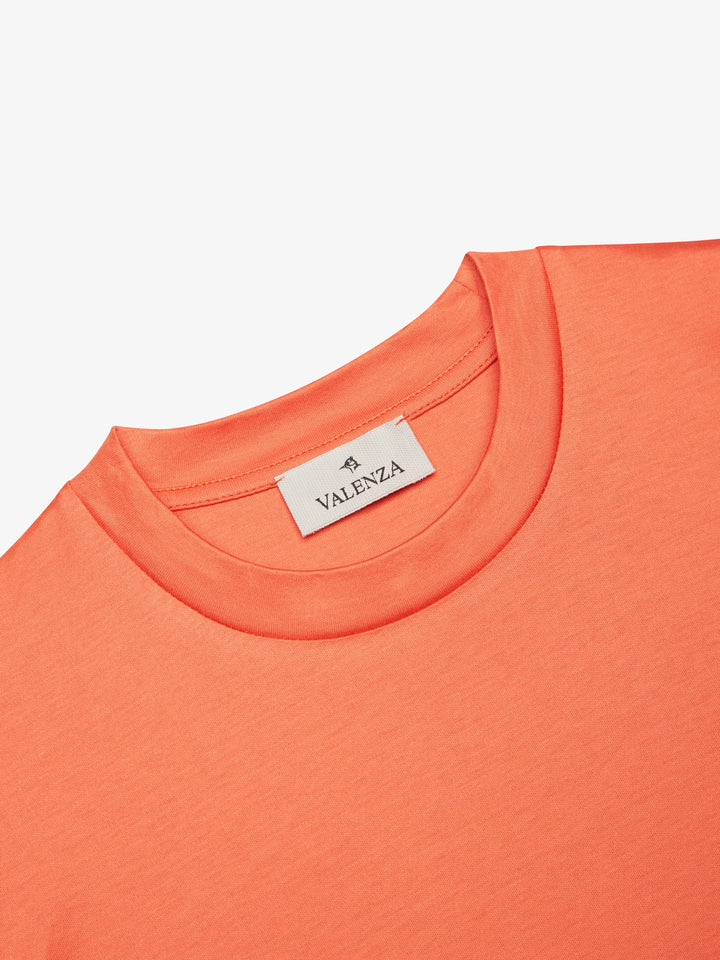 VALENZA - INTERLOCK SUPIMA T-SHIRT FLAME