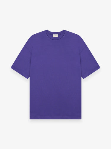 VALENZA - INTERLOCK SUPIMA T-SHIRT  - PURPLE