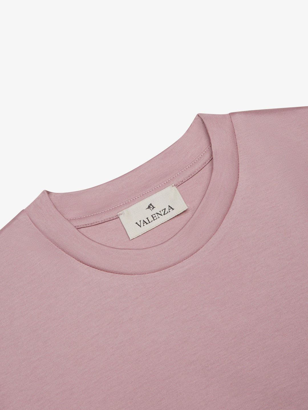 VALENZA - INTERLOCK SUPIMA T-SHIRT DUSTY PINK