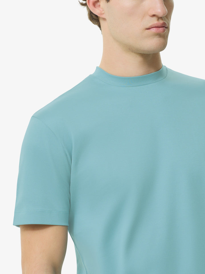 VALENZA - INTERLOCK SUPIMA T-SHIRT TEAL