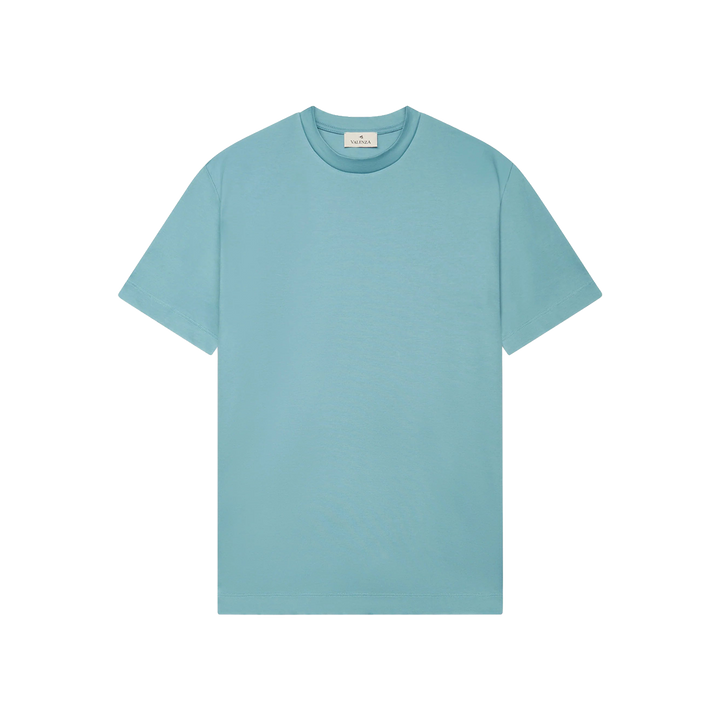 VALENZA - INTERLOCK SUPIMA T-SHIRT TEAL