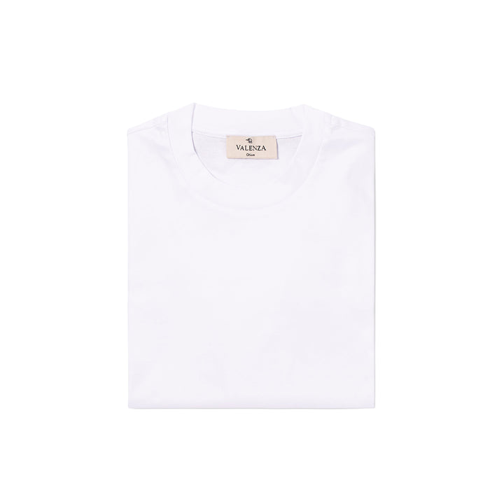 VALENZA - INTERLOCK SUPIMA T-SHIRT WHITE