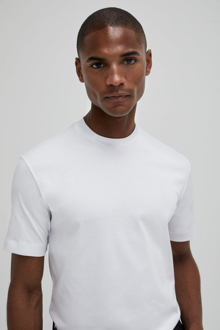 VALENZA - INTERLOCK SUPIMA T-SHIRT WHITE