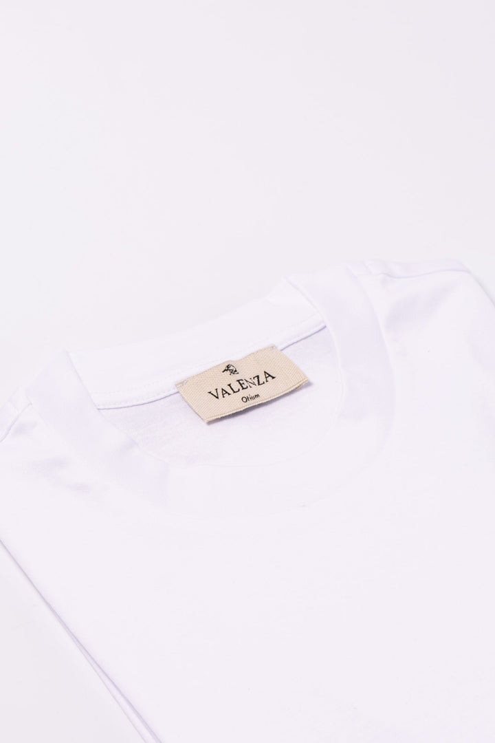 VALENZA - INTERLOCK SUPIMA T-SHIRT WHITE
