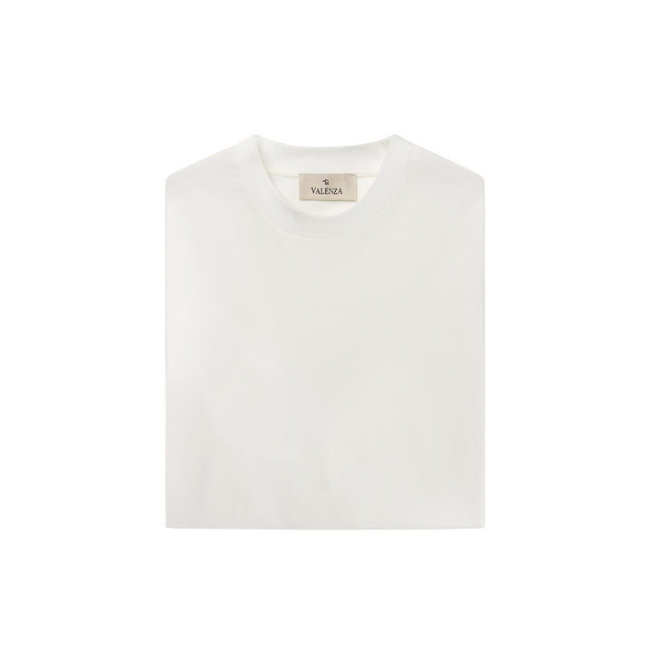 VALENZA - INTERLOCK SUPIMA T-SHIRT OFF WHITE