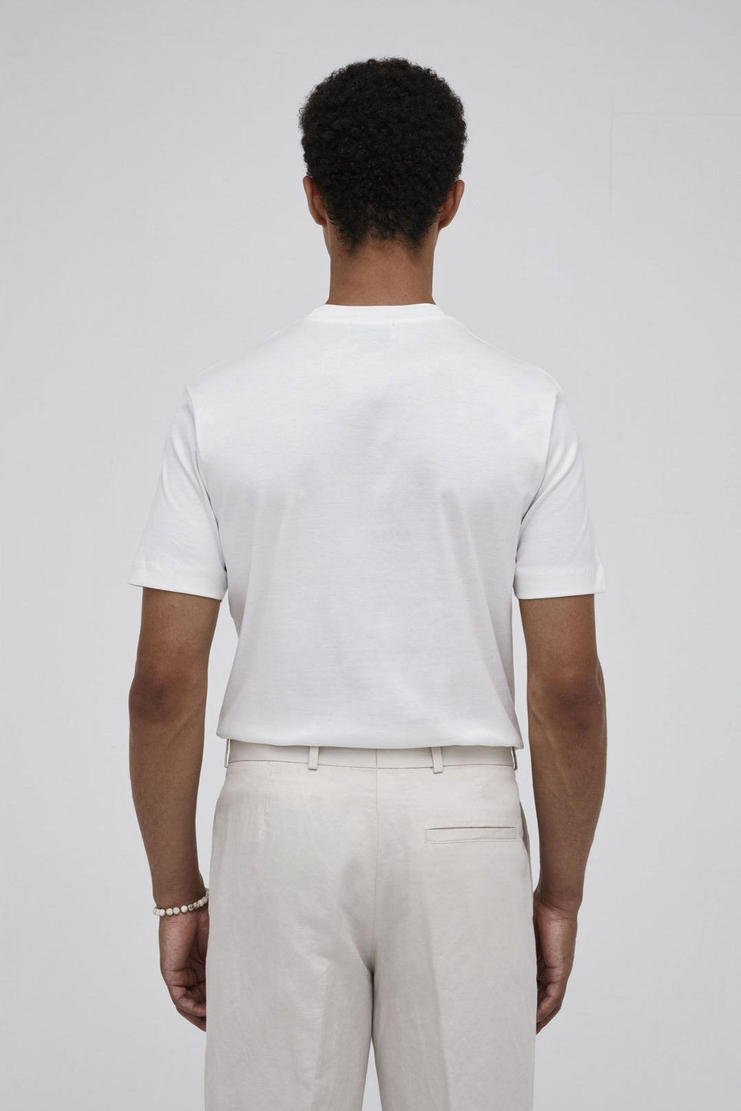 VALENZA - INTERLOCK SUPIMA T-SHIRT OFF WHITE