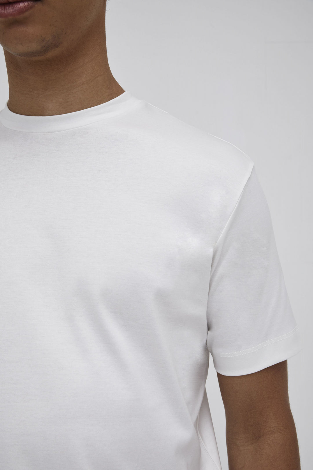 VALENZA - INTERLOCK SUPIMA T-SHIRT OFF WHITE