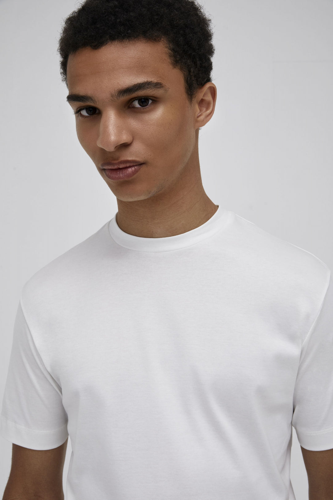 VALENZA - INTERLOCK SUPIMA T-SHIRT OFF WHITE
