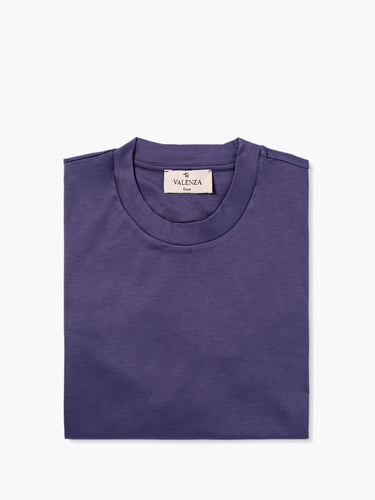 VALENZA - INTERLOCK SUPIMA T-SHIRT INDIGO 