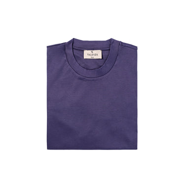 VALENZA - INTERLOCK SUPIMA T-SHIRT INDIGO