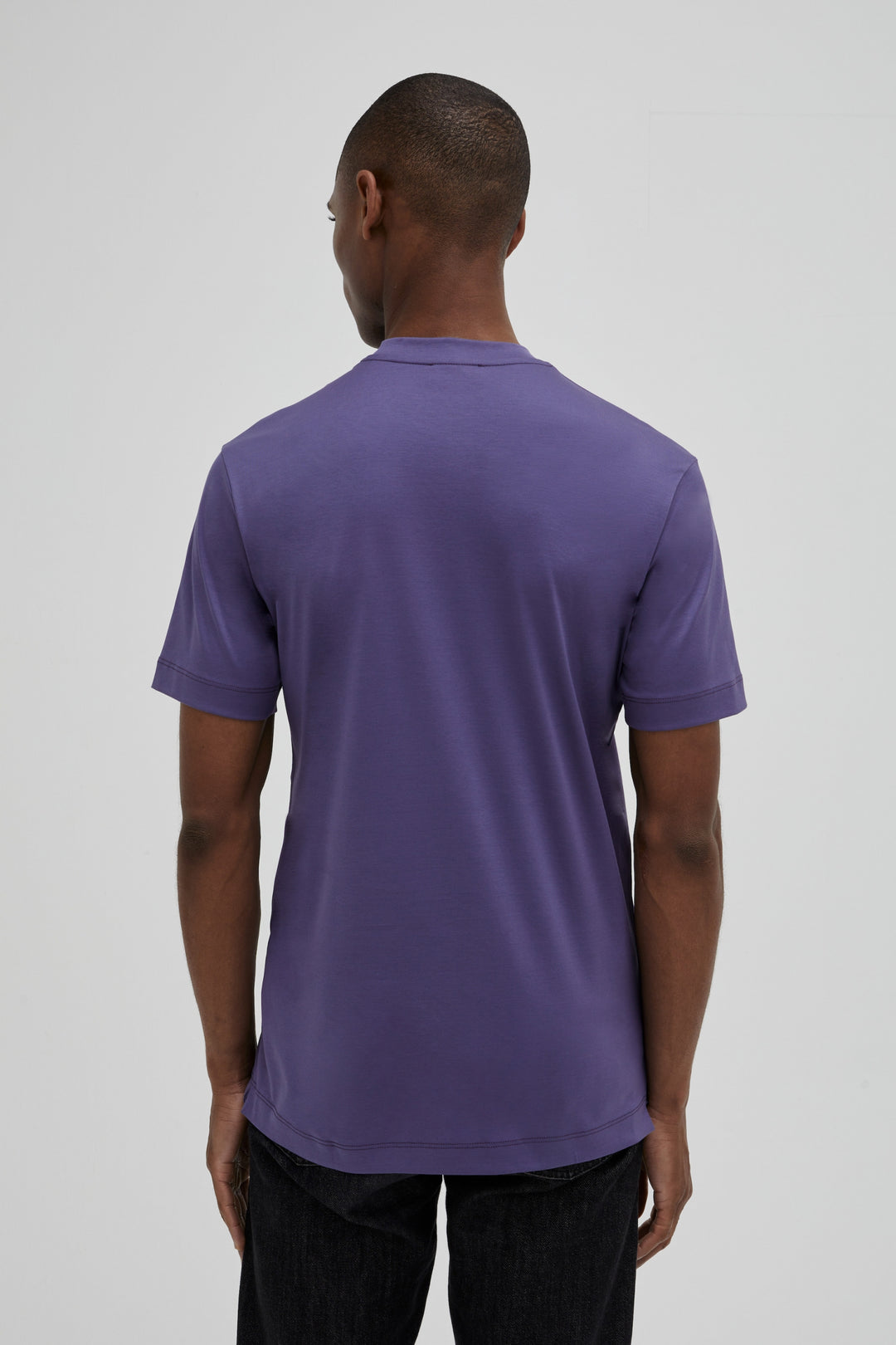 VALENZA - INTERLOCK SUPIMA T-SHIRT INDIGO