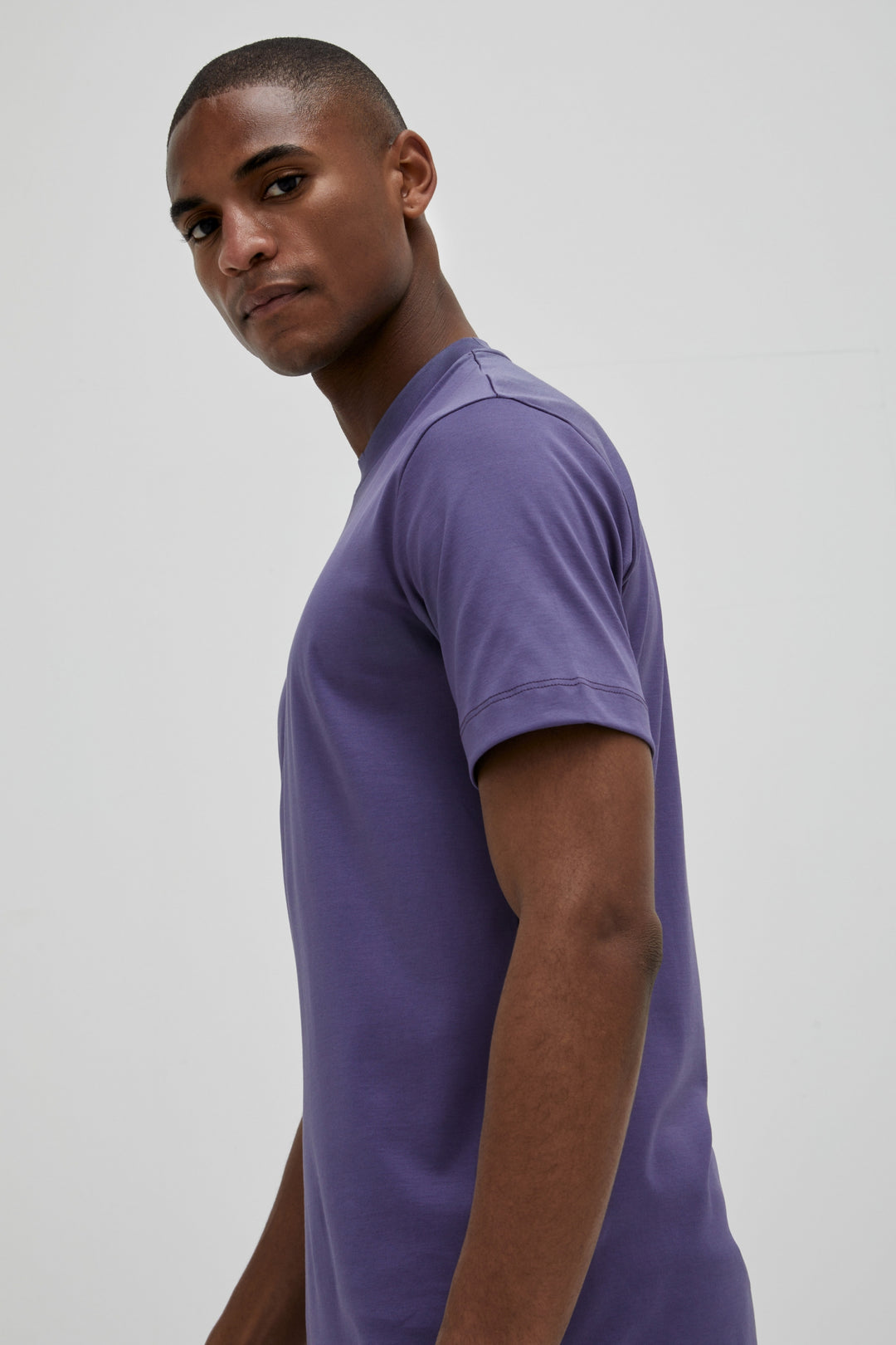 VALENZA - INTERLOCK SUPIMA T-SHIRT INDIGO