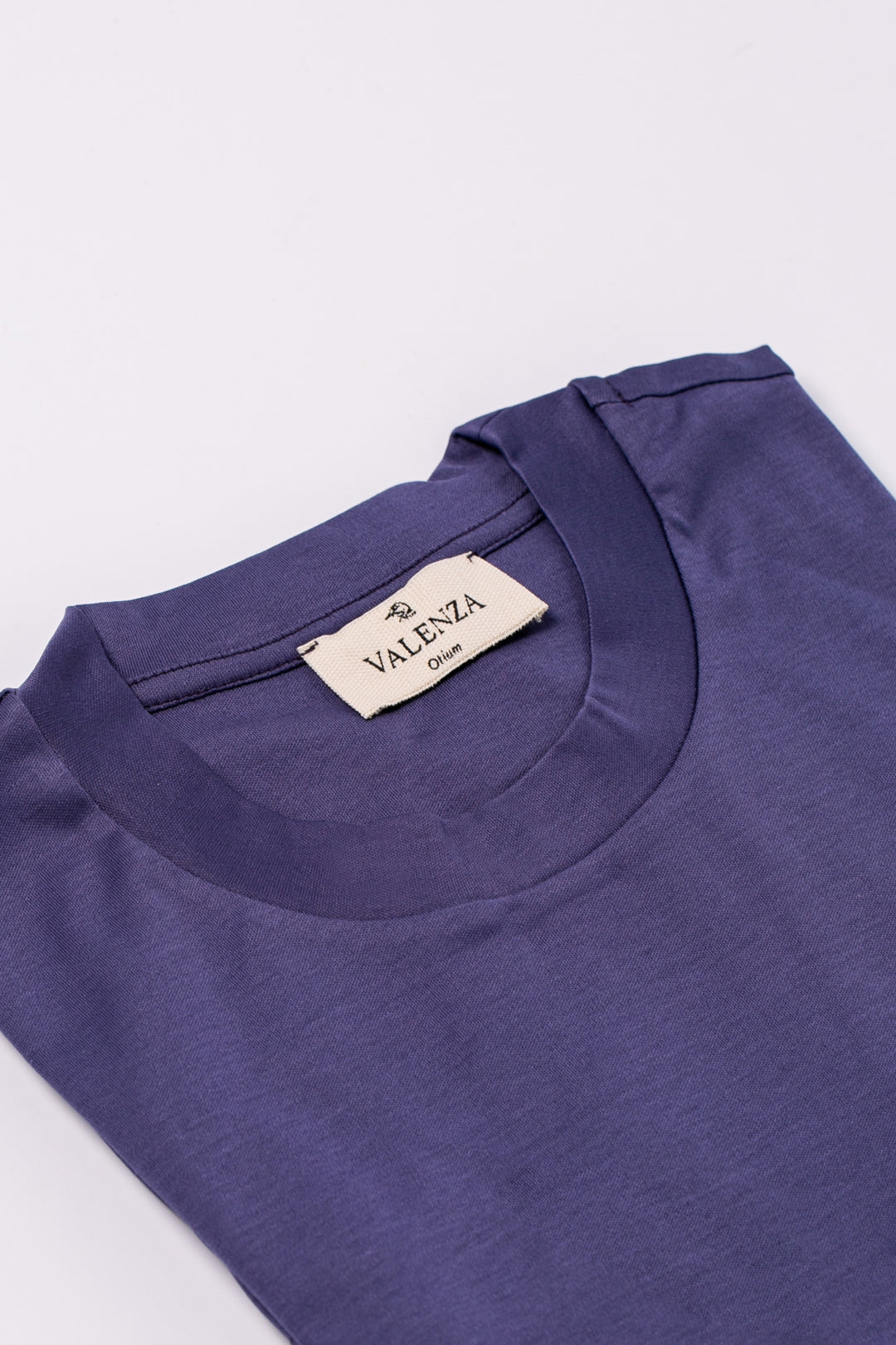 VALENZA - INTERLOCK SUPIMA T-SHIRT INDIGO