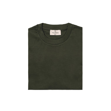 VALENZA - INTERLOCK SUPIMA T-SHIRT GREEN