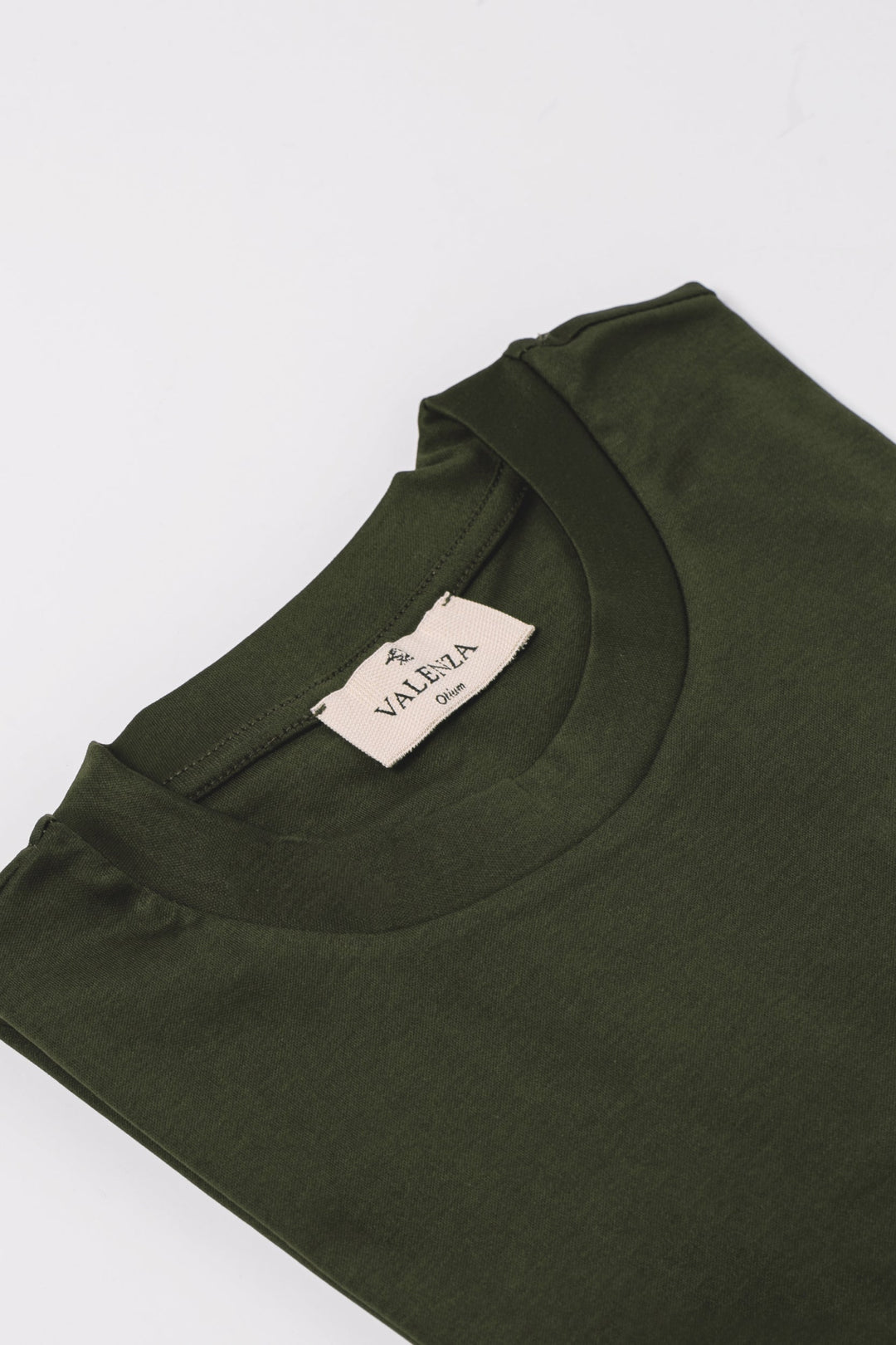 VALENZA - INTERLOCK SUPIMA T-SHIRT GREEN