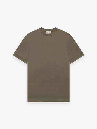 VALENZA - INTERLOCK SUPIMA T-SHIRT  - ARMY GREEN
