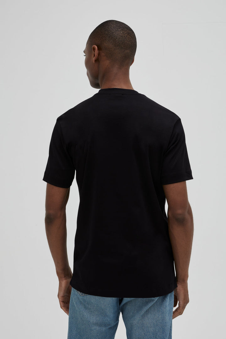 VALENZA - INTERLOCK SUPIMA T-SHIRT BLACK