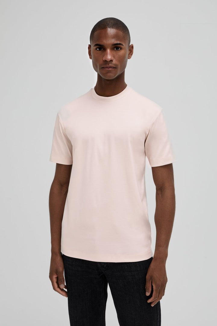 VALENZA - INTERLOCK SUPIMA T-SHIRT LIGHT PINK
