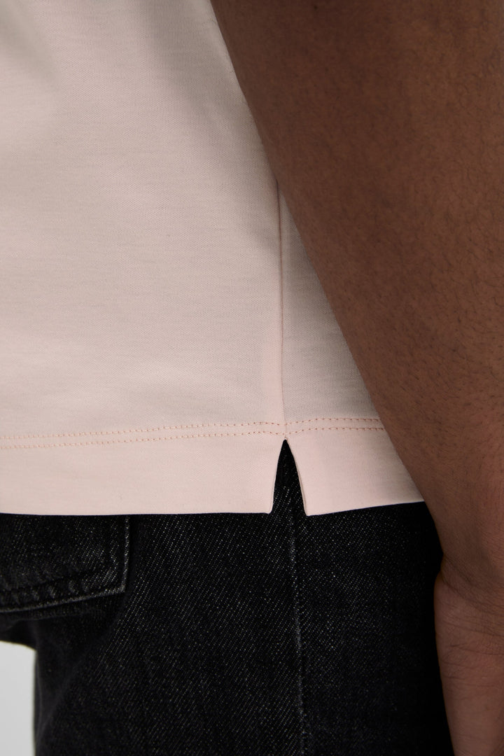 VALENZA - INTERLOCK SUPIMA T-SHIRT LIGHT PINK