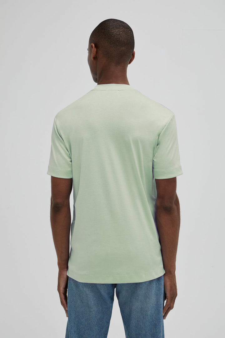 VALENZA - INTERLOCK SUPIMA T-SHIRT VENICE GREEN