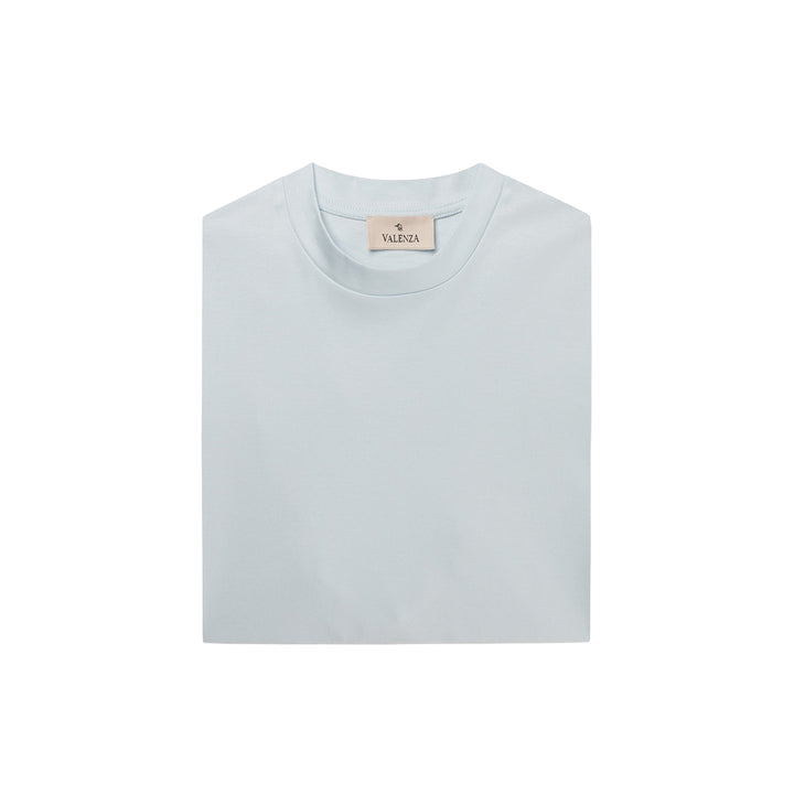 VALENZA - INTERLOCK SUPIMA T-SHIRT ANGEL BLUE