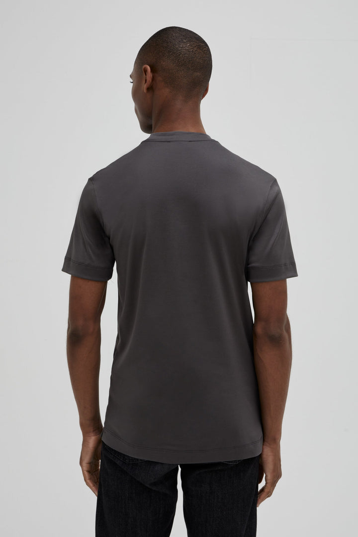 VALENZA - INTERLOCK SUPIMA T-SHIRT DARK GREY
