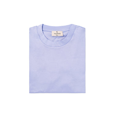 VALENZA - INTERLOCK SUPIMA T-SHIRT LIGHT BLUE