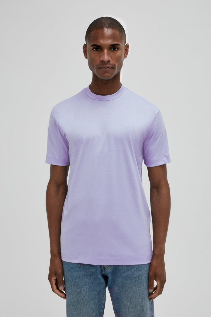 VALENZA - INTERLOCK SUPIMA T-SHIRT LIGHT BLUE