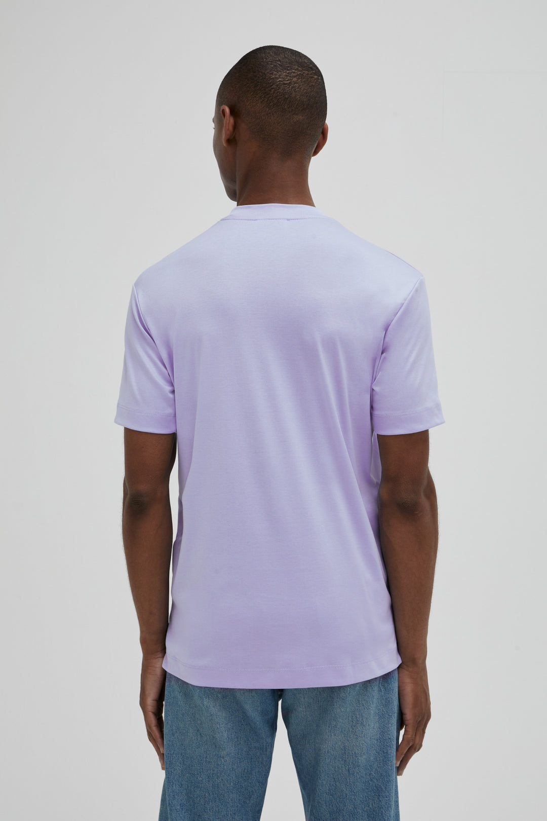 VALENZA - INTERLOCK SUPIMA T-SHIRT LIGHT BLUE