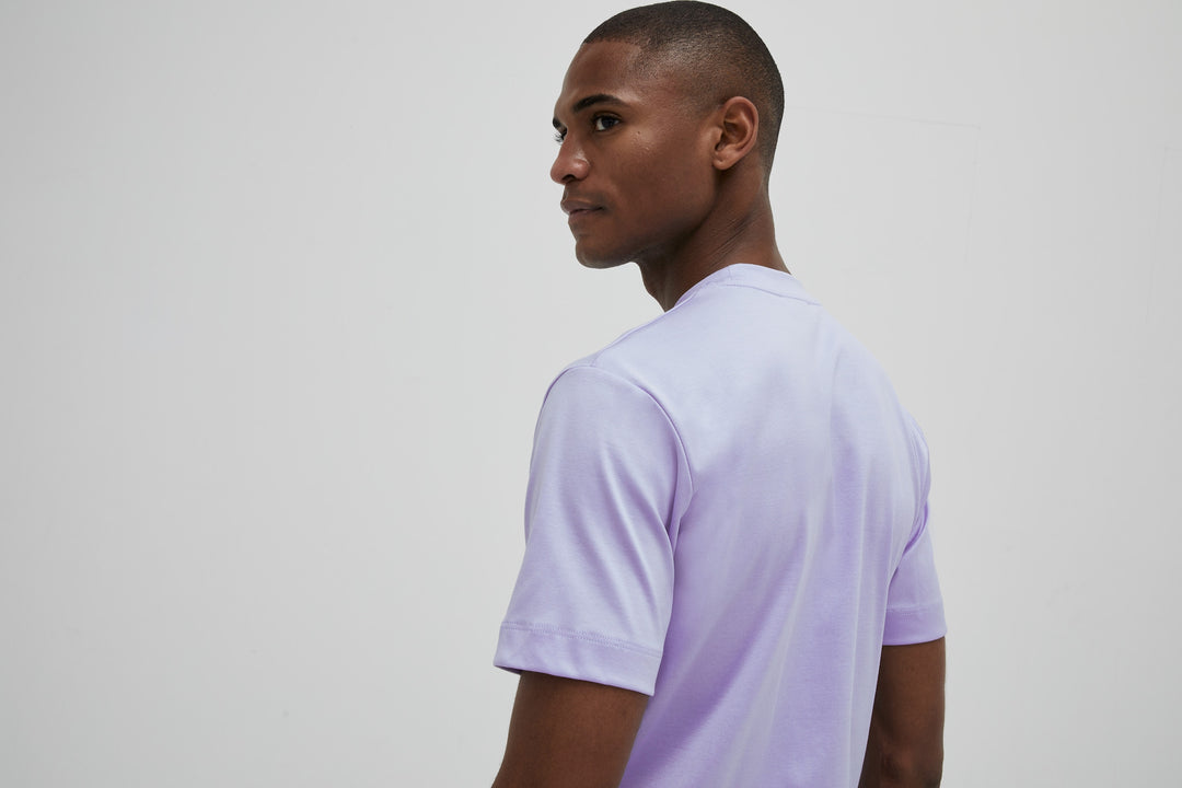 VALENZA - INTERLOCK SUPIMA T-SHIRT LIGHT BLUE