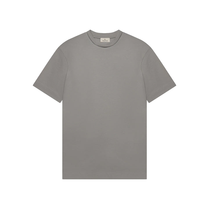 VALENZA - INTERLOCK SUPIMA OVERSIZED T-SHIRT GREY