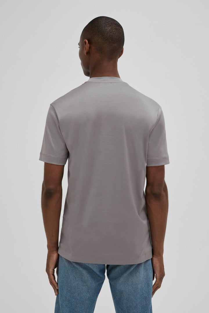 VALENZA - INTERLOCK SUPIMA T-SHIRT GREY