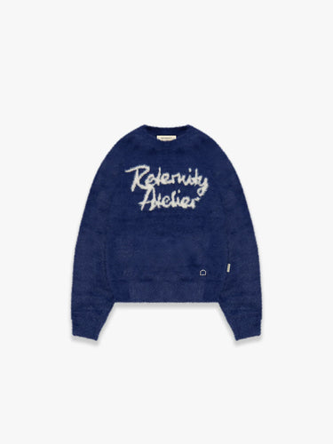 RETERNITY - INTERWOVEN FURRY KNIT - BLUE